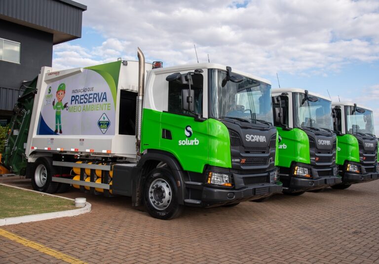 Scania entrega caminhões movidos a gás natural em Campo Grande
