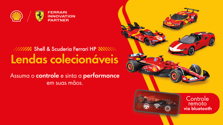 Miniaturas Ferrari chegam com exclusividade aos postos Shell